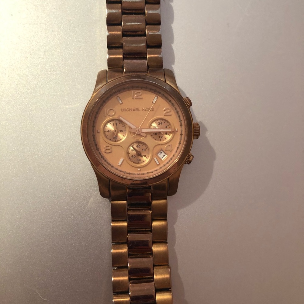 Michael Kors Rose Tone plated watch